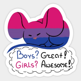 Bisexual Pride Mouse Sticker